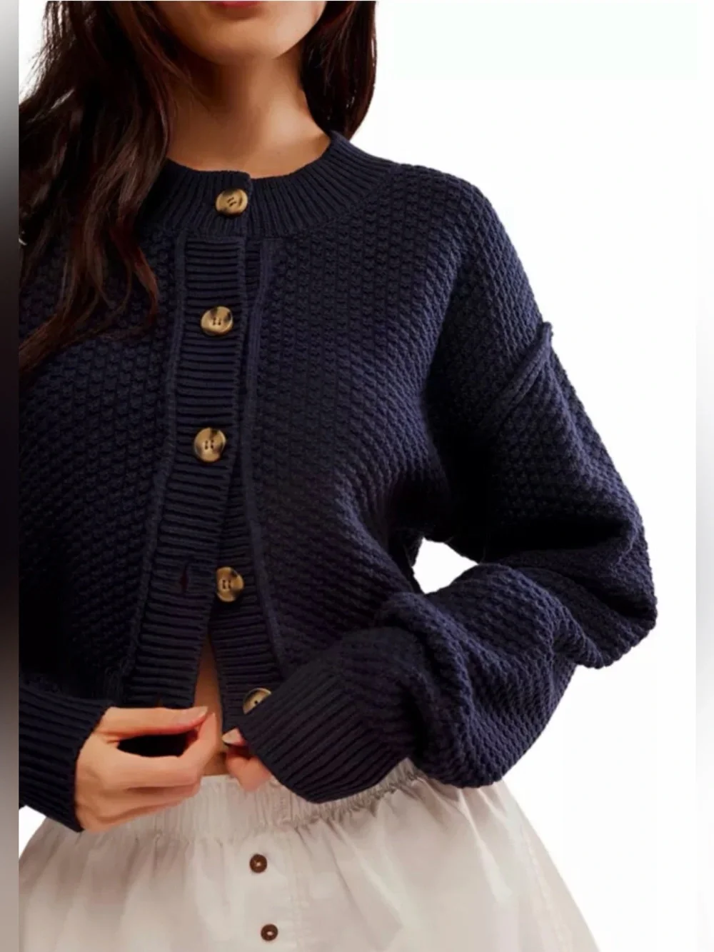 FREE PEOPLE lila cardi in sky captain Size Small